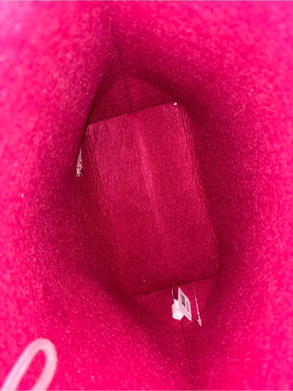 Bath & Body Works Deep Burgundy Felt Tote Bag - Picture 2 of 3